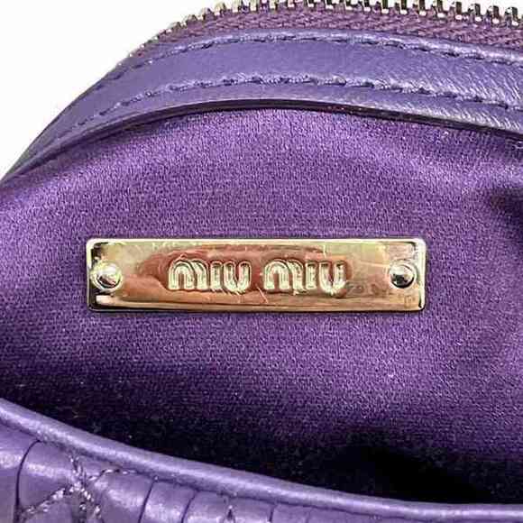 MIU MIU Purple Shoulder Bag - Picture 4 of 9